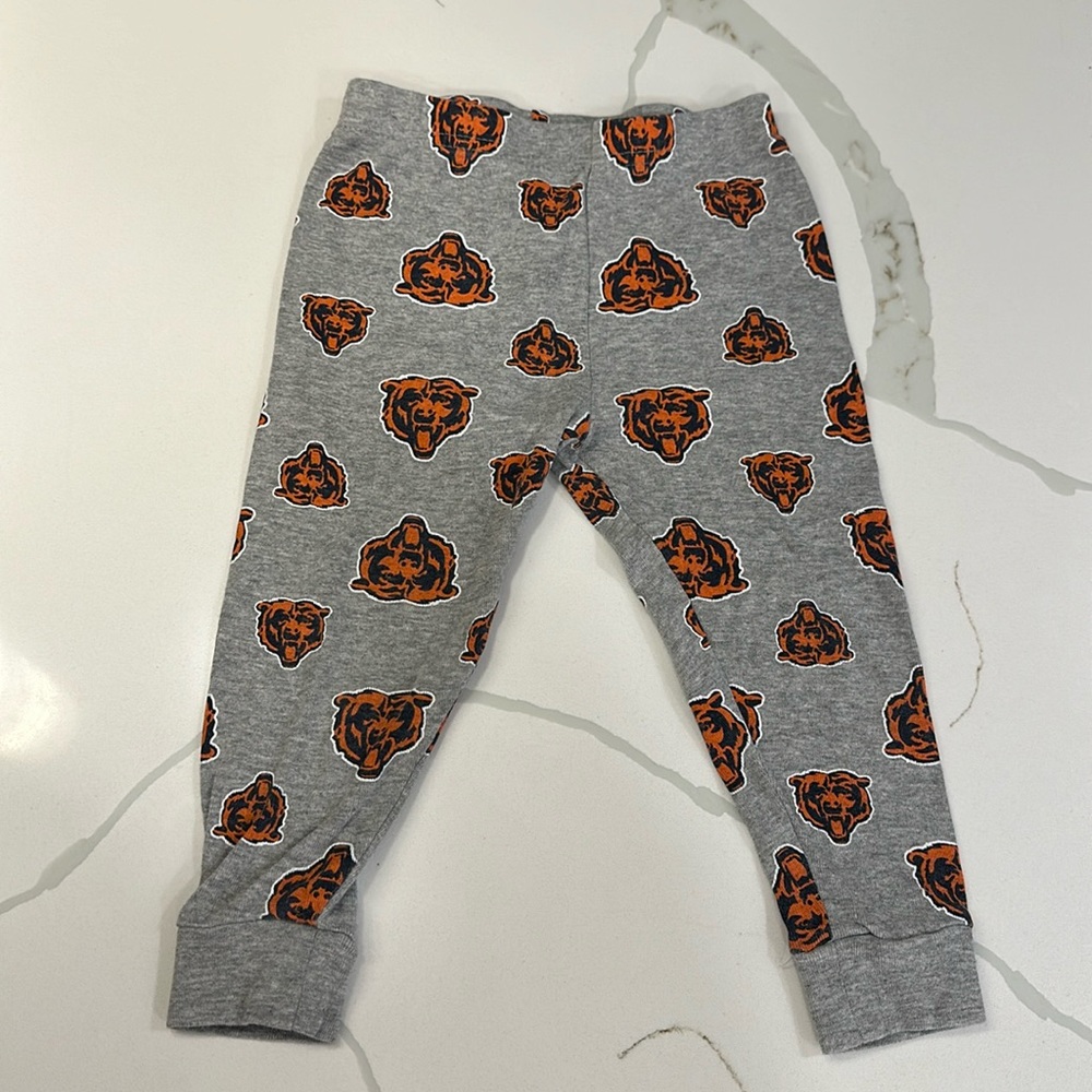 NFL Chicago bears pajama pants gray navy blue orange size 2T 🧡💙🐻🏈
